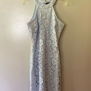 Light Blue Lace Lulu’s Homecoming/Prom Dress